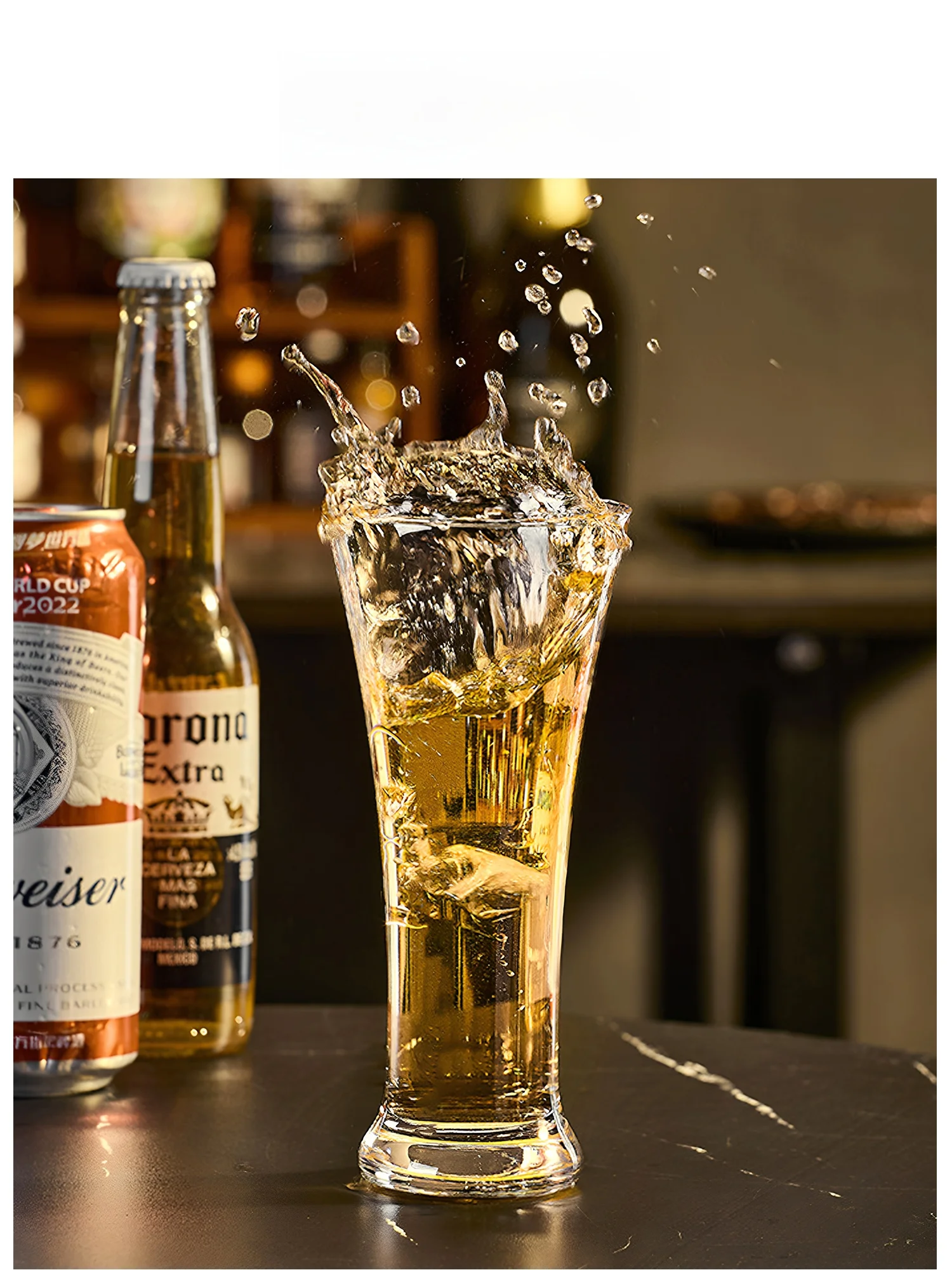 Vaso de Jugo EKU Pro de Estilo Simple y Gran Capacidad, Vaso para Cerveza, Cristalería para Uso Doméstico, Material Transpare...