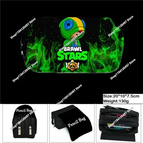 Wilderness Game Cosplay Brawl Stars-rugzakken Waterdichte dagrugzak Lichtgewicht schooltassen Etui