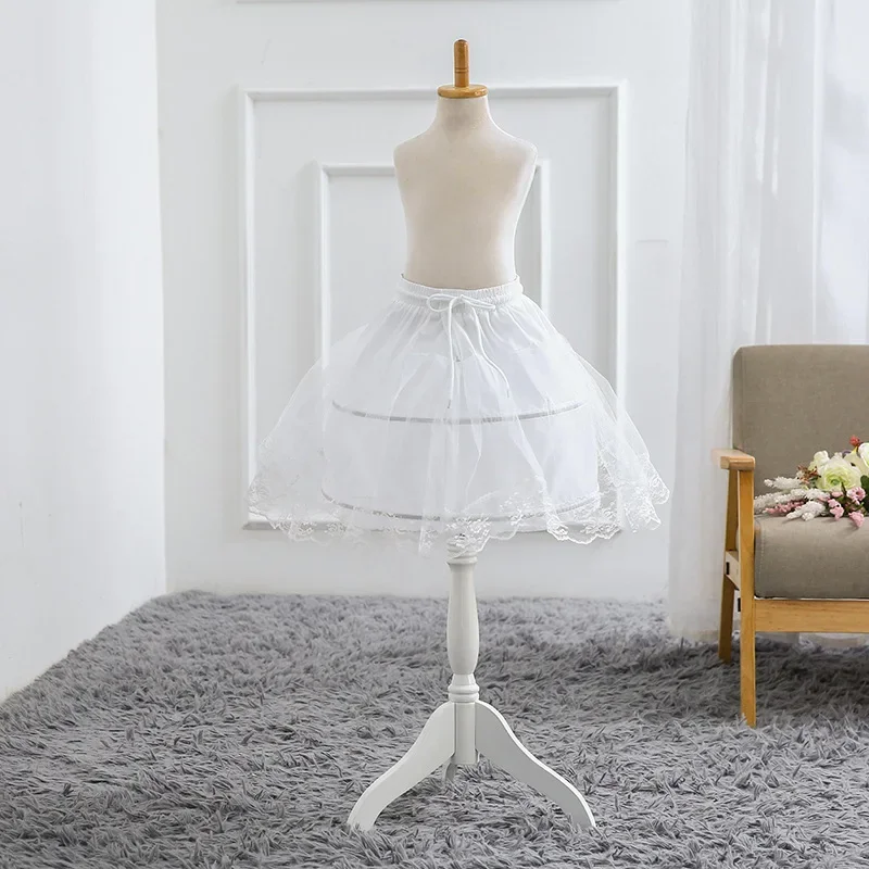 Kinder trubel Lolita Brautkleid Brautkleid Tutu Rock Lolita Gewalt Fischgräten Spitze Blumen Bordüre Mesh Futter