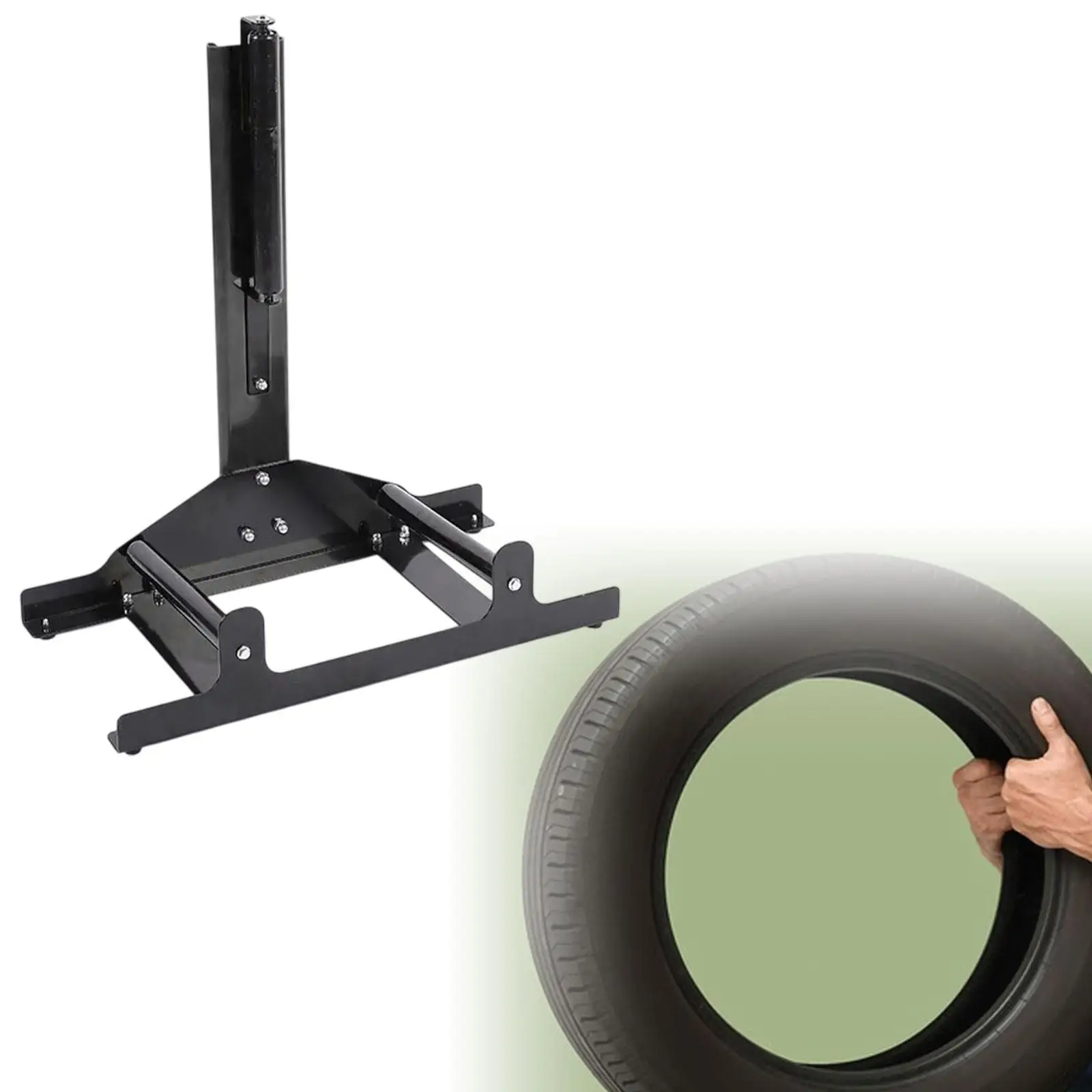 

Rolling Wheel Detailing Stand Car Wheel Washing Rack Rim Detailing Roller