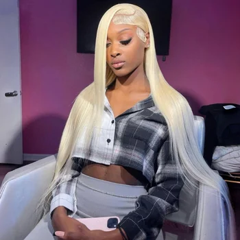 30 40 بوصة 613 العسل شقراء 13x6 الدانتيل الجبهة خصلات الشعر المستعار الإنسان البرازيلي العظام مستقيم 13x4 HD الدانتيل الشفاف شعر مستعار أمامي النساء