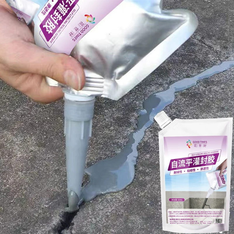 500/200 مللي وكيل إصلاح مقاوم للماء مانعة للتسرب مرونة عالية الأسفلت ملموسة الكراك حشو الاسمنت الكراك ختم الغراء