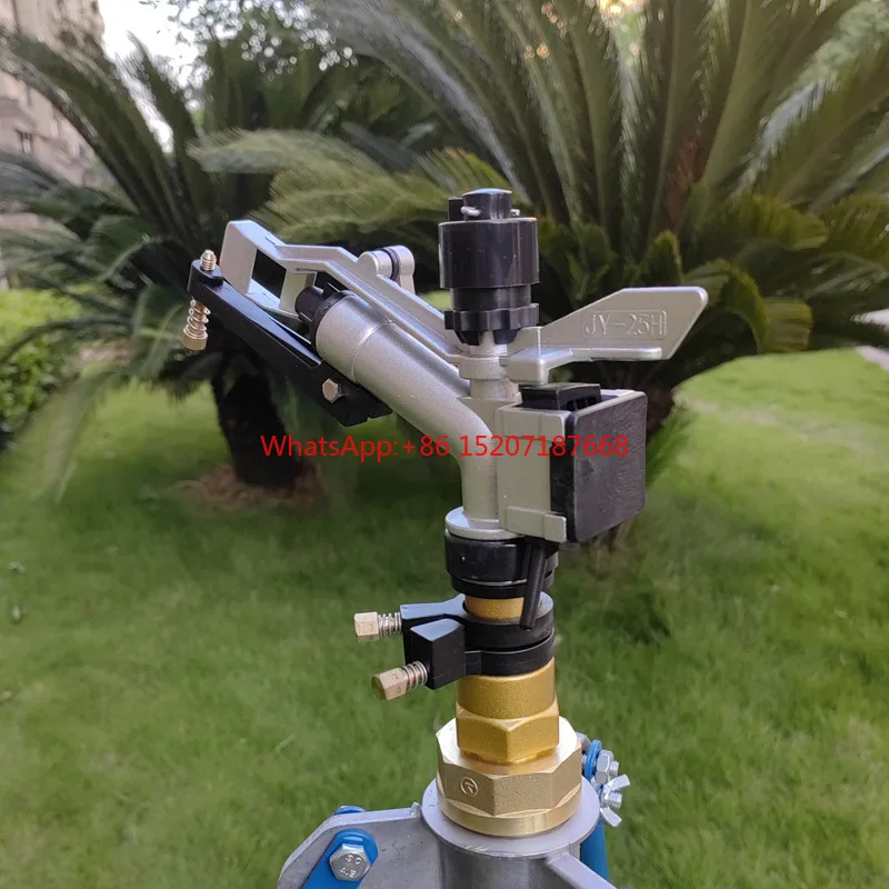 

Agricultural irrigation angle metal rocker arm spray automatic rotation atomization dust removal watering field 1 inch new