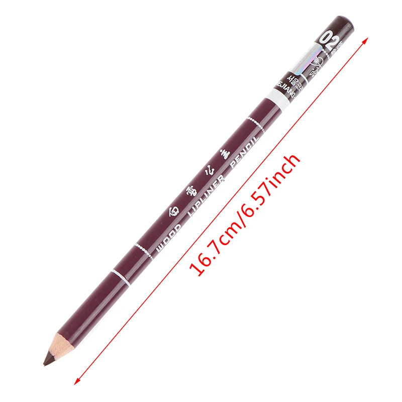 Professional Wood Lip liner Waterproof Lady Charming Lip Liner Soft Pencil Makeup Women\'s Long Lasting Cosmetic Tool 28Color