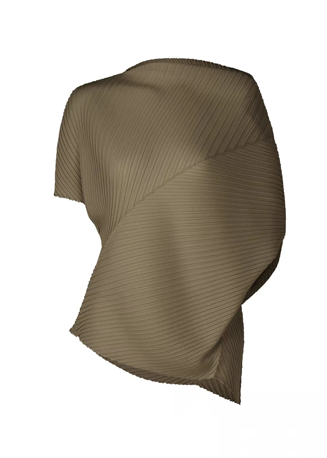 Pleated T-Shirt 2026 Summer New Japane Irregular Cut Pile Collar Top Simple Fashion Lightweight Wrinkle-Free Women Skirt