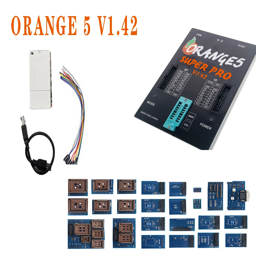 ECU Programmer Orange5 V1. 42 Updated More Ecu List Program Car ECU Tool orange5 1.37 orange5 v1.38 upUpdated for Renault