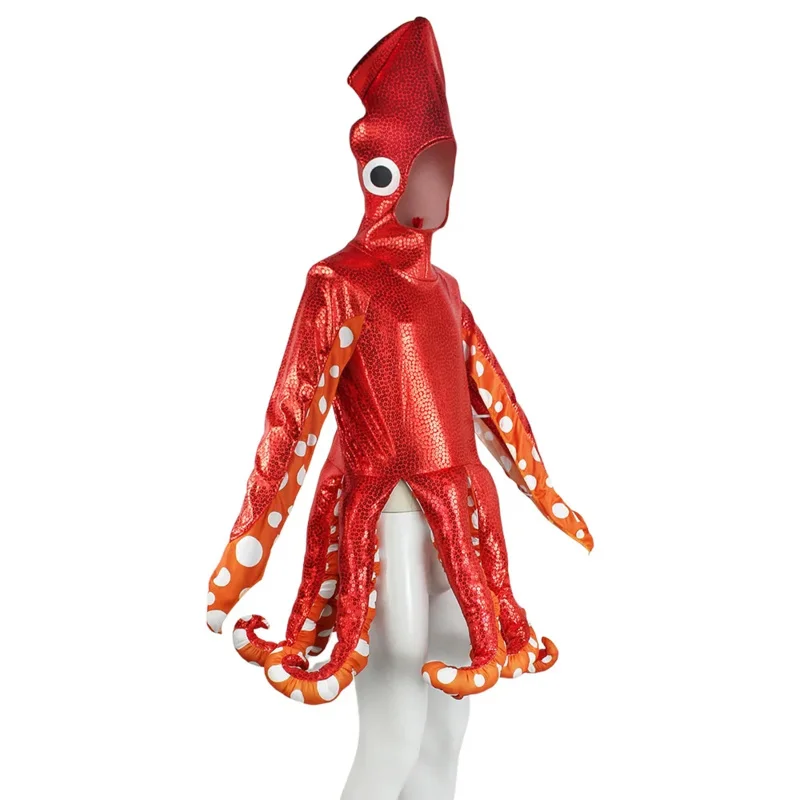 

qq 123Хэллоуин морская существа милый цельный вечерние забавный костюм кальмара cos