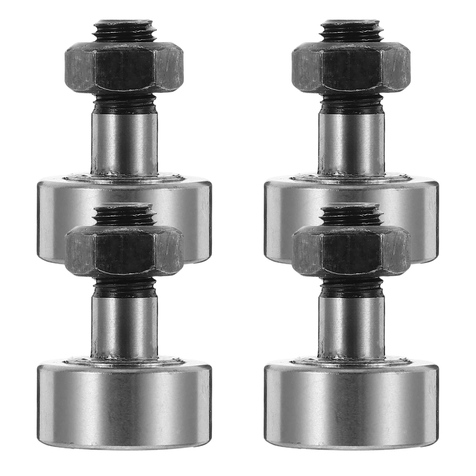 

4pcs Bolt Type Roller Needle Bearing Cam Follower Bearing Steel Cam Follower Rigid Bolted Roller High Precision Cam Bearing