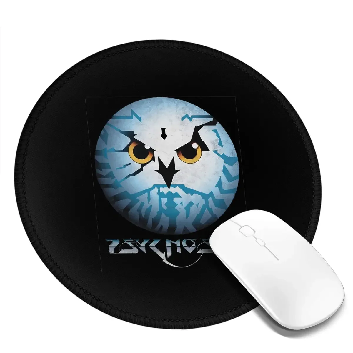 Amiga Psygnosis Owl Round Mouse Pad Computer Keyboard Mouse Mat Gamer Laptop Desk Mat Office Accessories Table Mats