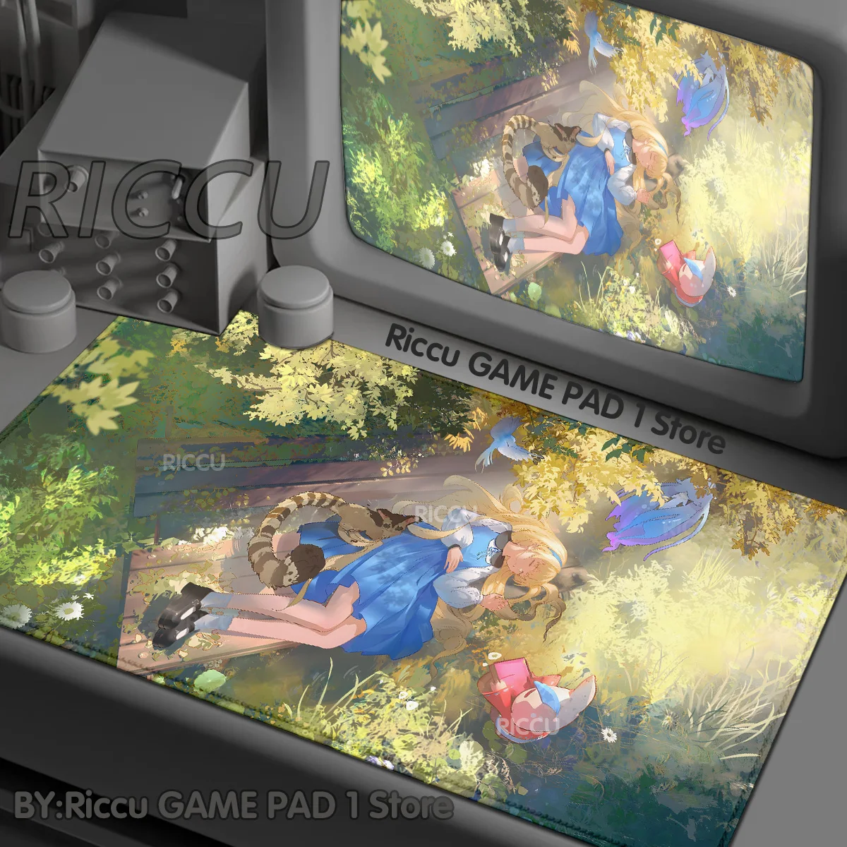 

Phoebe Wuthering Waves Roles Anime Mouse Pad Computer Table PC Gaming Accessories Cushion Pad XXL Anti-slip Comic Mouse pad