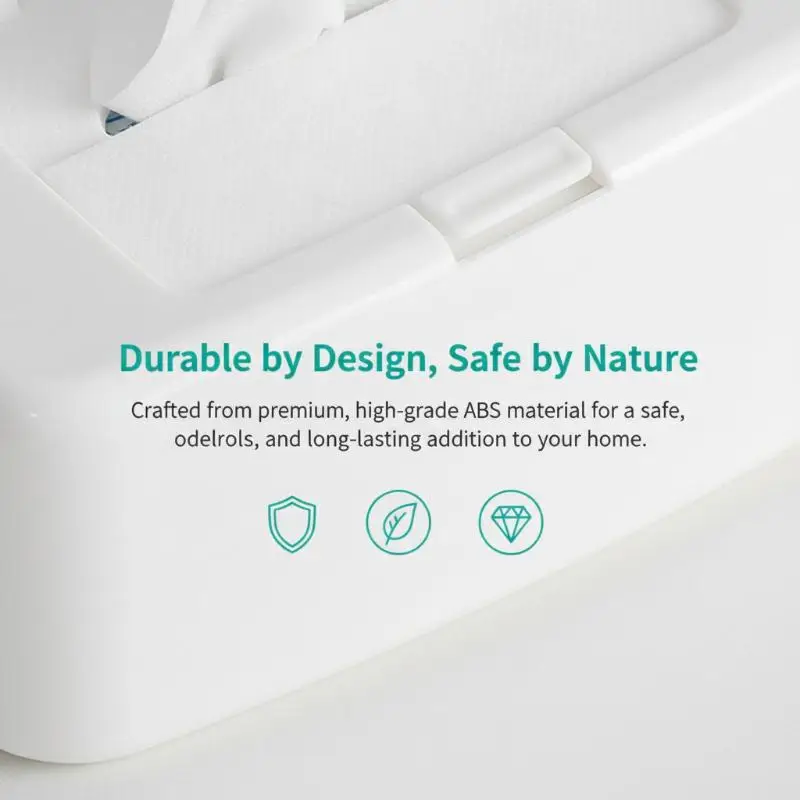 Wet Tissue Box Wipe Dispenser Portable Wipes Napkin Storage 