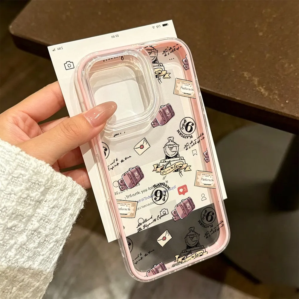 Art Potters Wand Harries Phone Case For iPhone 18 17 16 15 14 13 12 11 Pro Max Plus Air Luxury Transparent Clear Shockproof - view 2