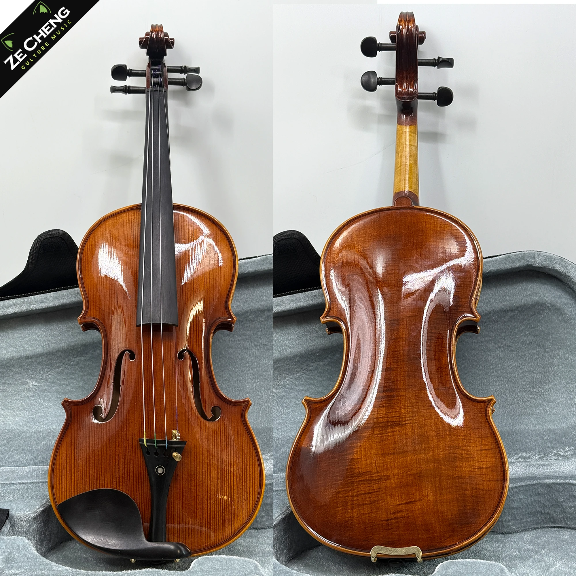 

Professional Violin Professional Natural Flame Handmade Violin Maple Antique Violin Violin 4/4 3/4