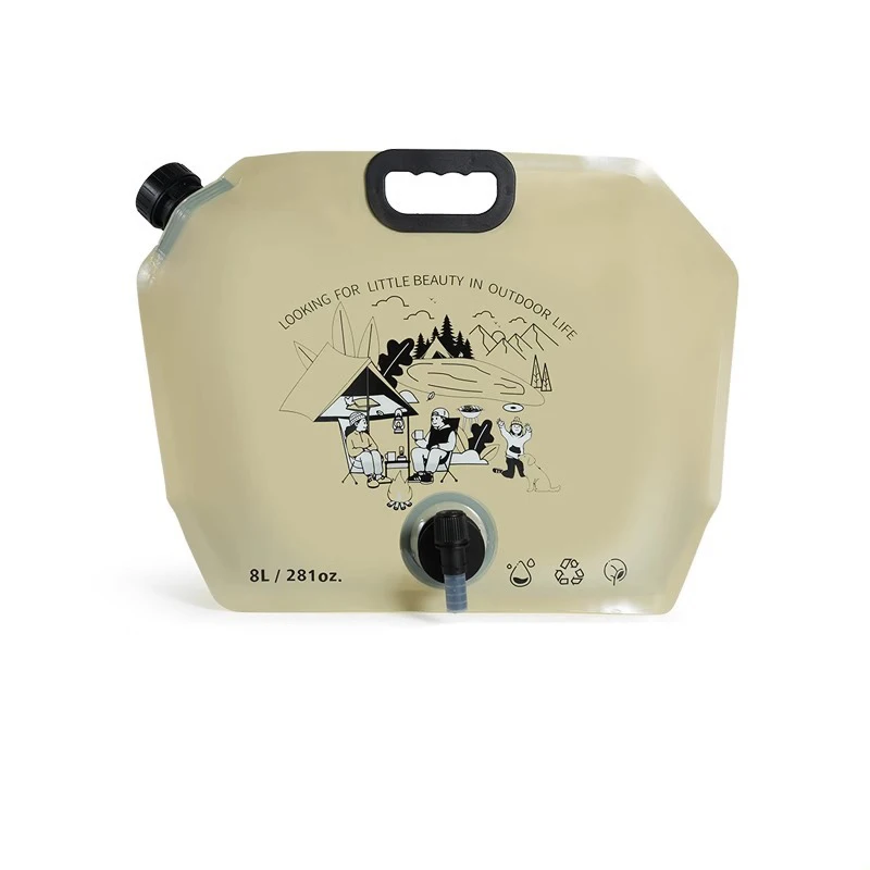 

Outdoor Portable 8L Folding Water Bag Food-grade Water Storage Bucket Large-capacity Thickened Water Storage Bag