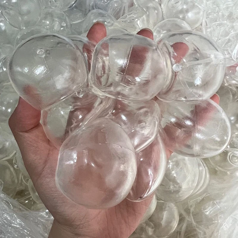 Moules de moulage TRP pour sphères transparentes de 4/5/6 cm, outils DIY pour la création de boules vides, jouet de décompression à rebond lent fait main