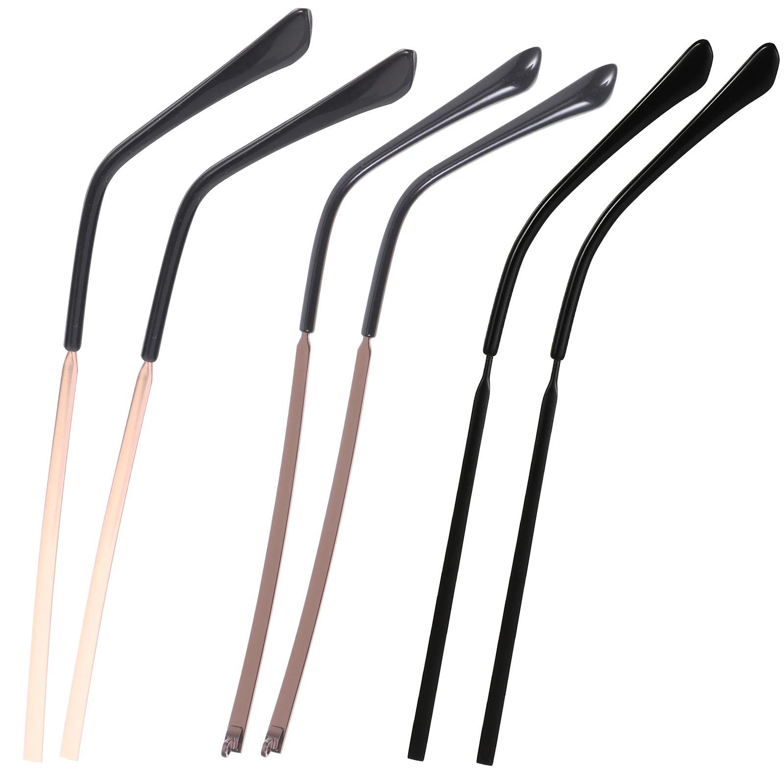 

3 Pairs Eyeglasses Replacement Temple Eyeglasses Repair Kit Universal Glasses Accessories Arms Sunglasses Frame Repair Kit