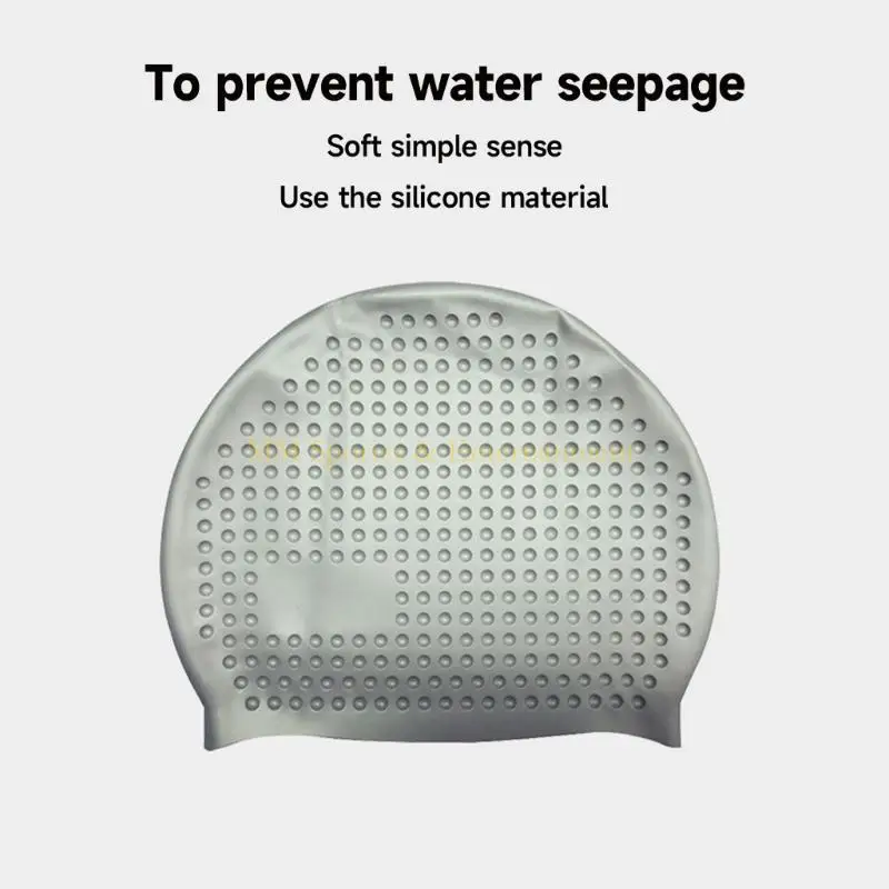 31be مريح السيليكون قبعة قبعة قبعة قبعة المساحة من الشعر الطويل والقصير