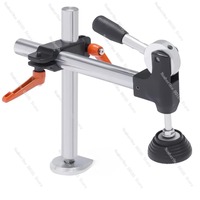 1Piece Woodworking Sliding Table Saw Presser Clamp With Eccentric Hold Down Wheel Toggle Handle