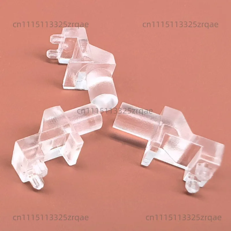 100PCS For SLP SMD 90° Right Angle Light Pipe, PC Transparent Flat & Round Head Light Guide Bar