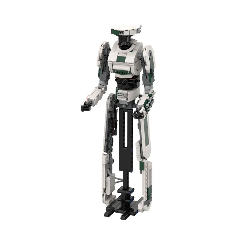 590 pcs Star Battle MOC L337es Droid Display Figure Modular Model Building Blocks Creative Assembly Collector Display Gift Set