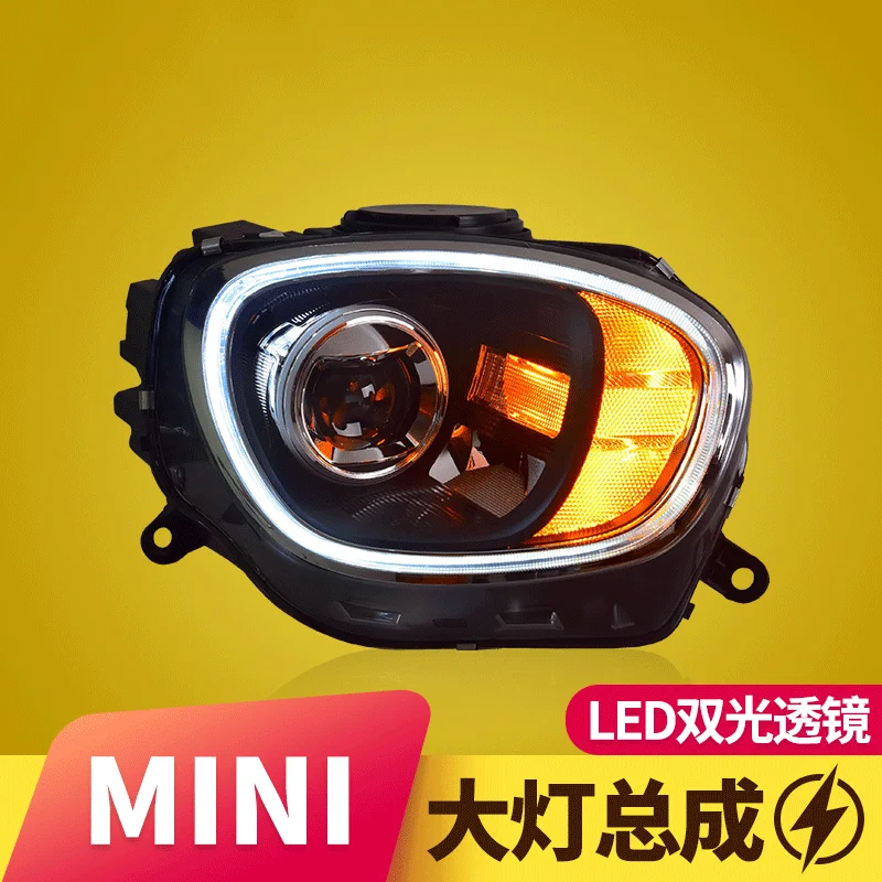 

Headlight Assembly For Mini Countryman Cooper F60 16-19 with LED DRL/ LED Sequential Turn Signal LED Light Source Accessories