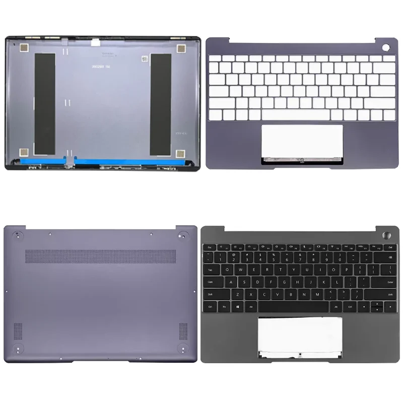 New For Huawei Matebook 13 WRT-W29 W29L WRTB-WFE9L HN-W19R W19L Laptop Parts LCD Back Cover keyboard Palmrest Bottom Case Grey