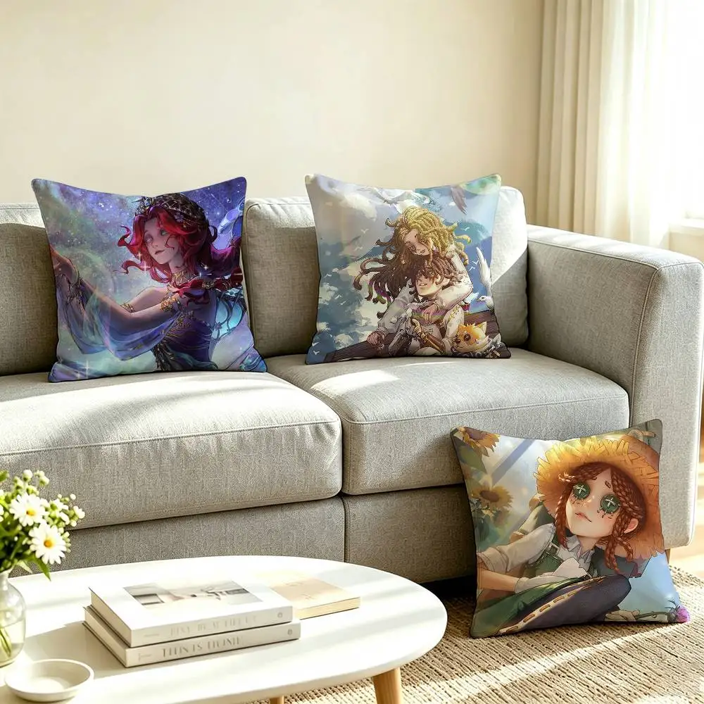 I-Identity V Horror Game  Pillow Case Square Double-Sided Sofa Cushion Cover Bedroom Bedside Pillow