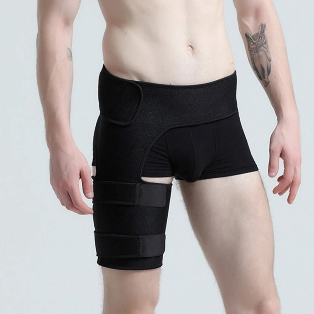 

1pc Breathable Waist Support Belt Lumbar Thigh Protection For Fitness Exercise Recovery Portable Lightweight Unisex Waist Wrap