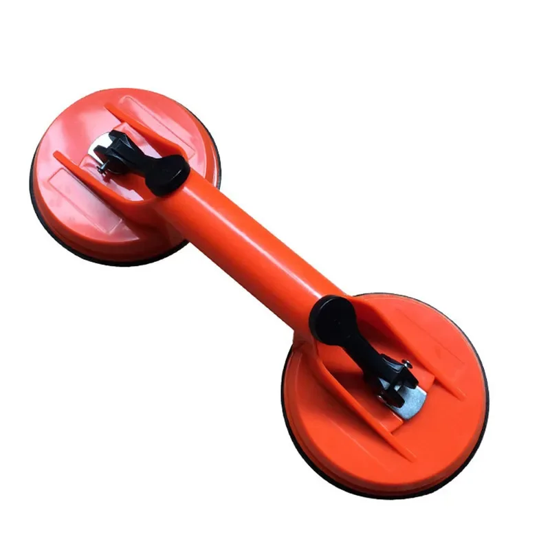 Plastic Dual Claw Glass Suction Cup Lifter for Tile Floor Handling Household Decoration Moving Tool