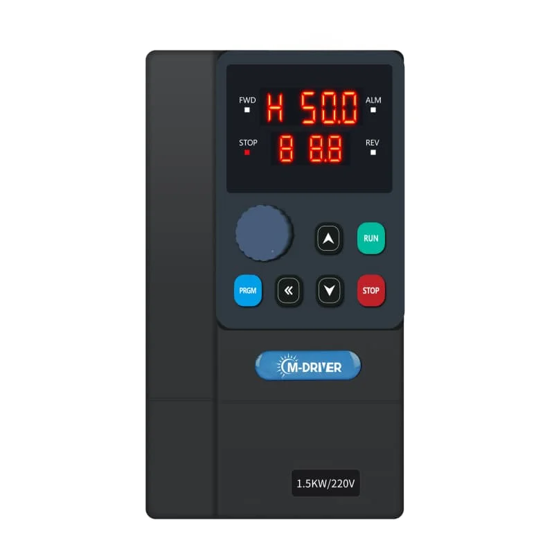 

Преобразователь частоты M-driver серии 900, 1.5 кВт, 220 В, однофазный, с векторным управлением, для компрессоров и малогабаритных двигателей, IP20