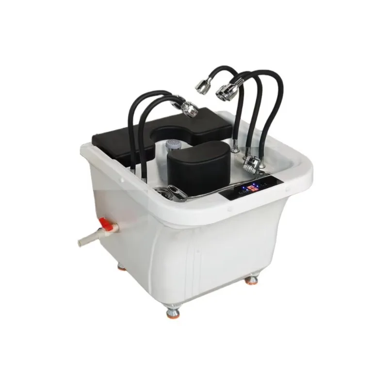 Acrylic shampoo basin with water tank, no plumbing required