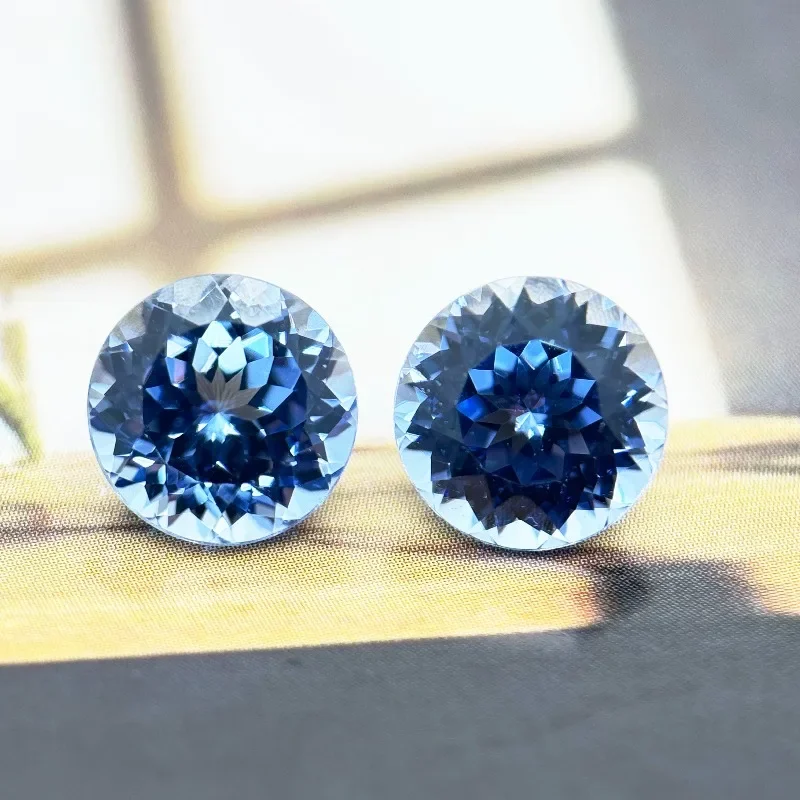 

A-высокое качество, выращенный в лаборатории сапфир, круглая форма, цвет подсолнечника, очаровательные бусины для изготовления ювелирных изделий своими руками, кольцо на выбор, сертификат AGL