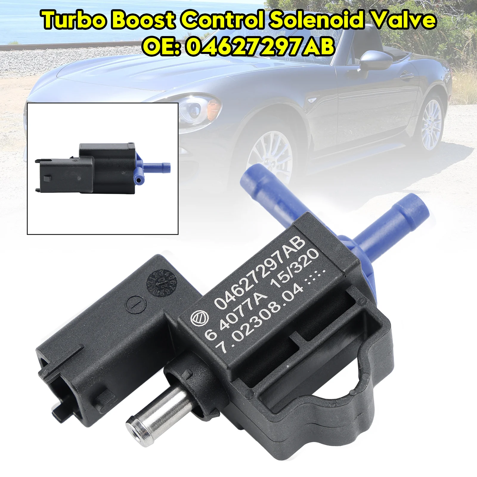 Artudatech Turbo Boost Control Solenoid Valve for Fiat 500X 124 Spider 1.4L 04627297AB