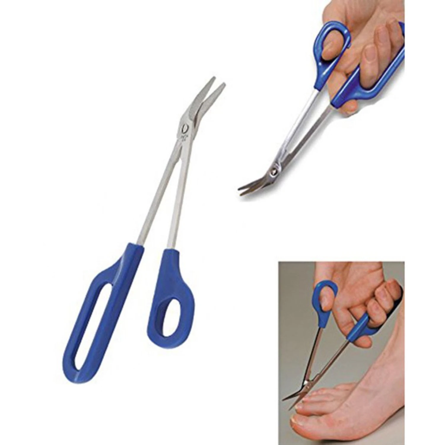 Schoonheid Opruiming: 2PC Nagelknipper Met Lange Steel - Ergonomische Pedicure Cutter Kemei Haarmachine Vgr Maquina de cortar cabelo T