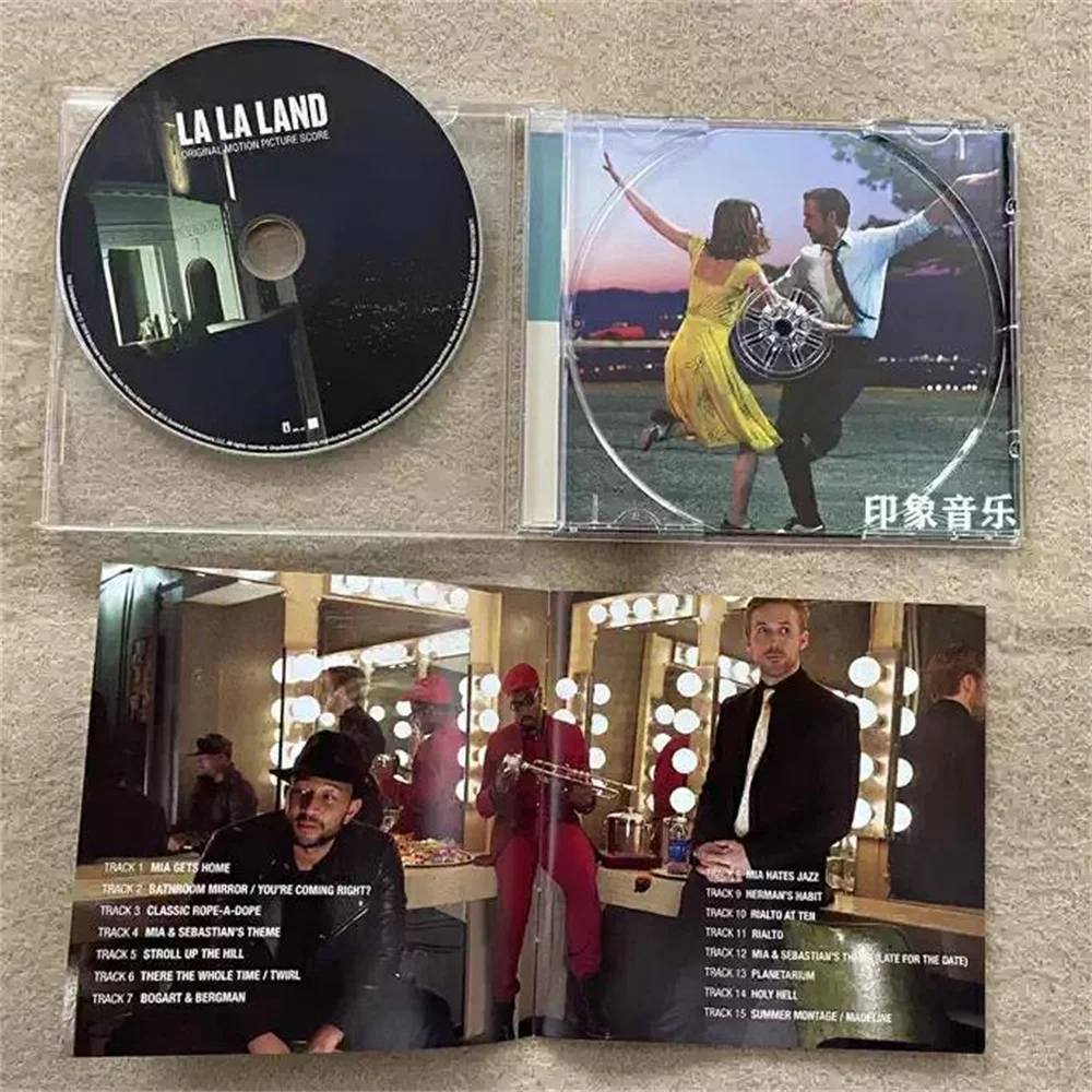 라라랜드 바이닐 레코드 라라랜드 영화 사운드트랙 음악 노래, 12인치 LP 바이닐 앨범 CD 자동차 카세트 테이프