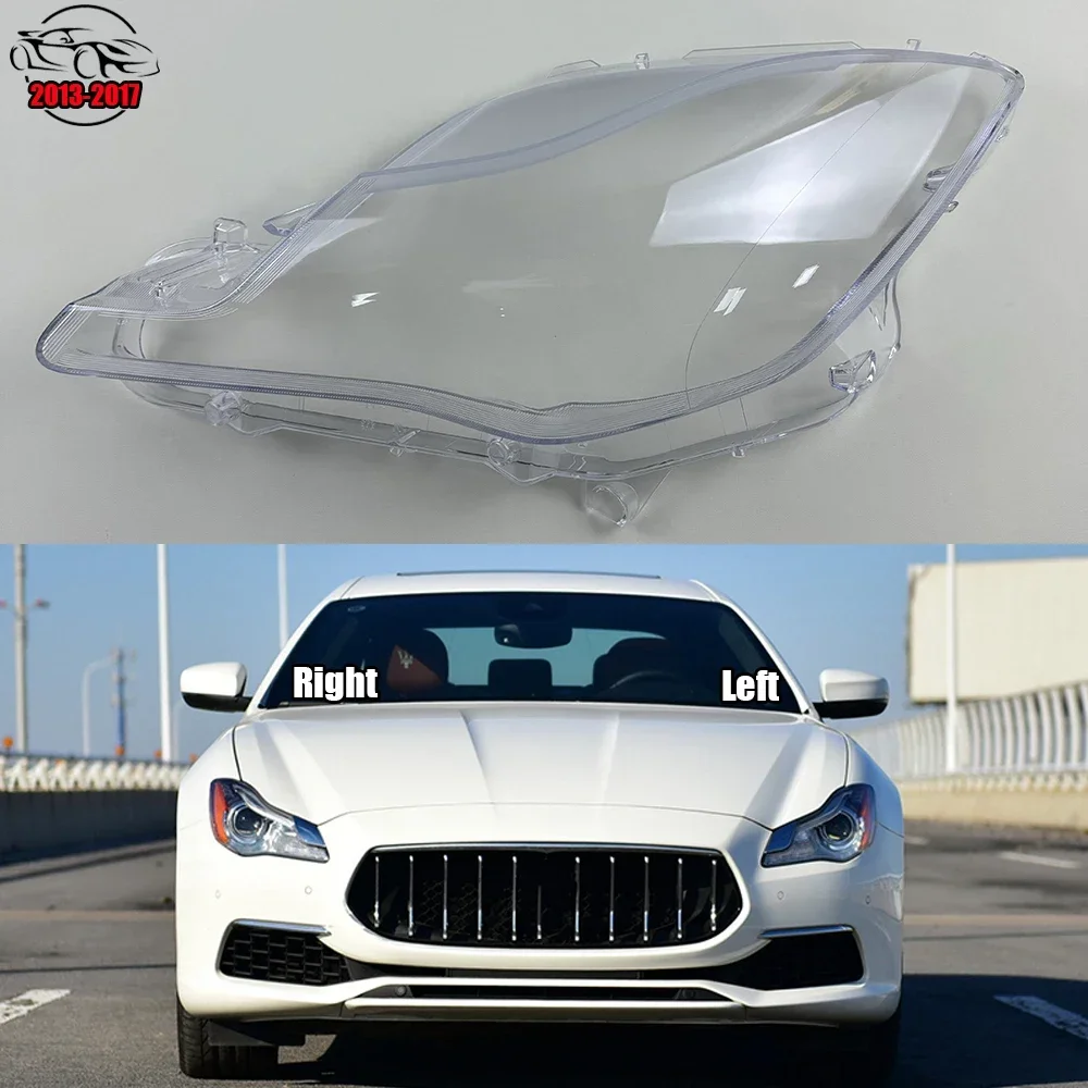 

Для Maserati Quattroporte 2013 2014 2015 2016 2017, крышка фары, корпус прозрачного абажура, линза из плексигласа
