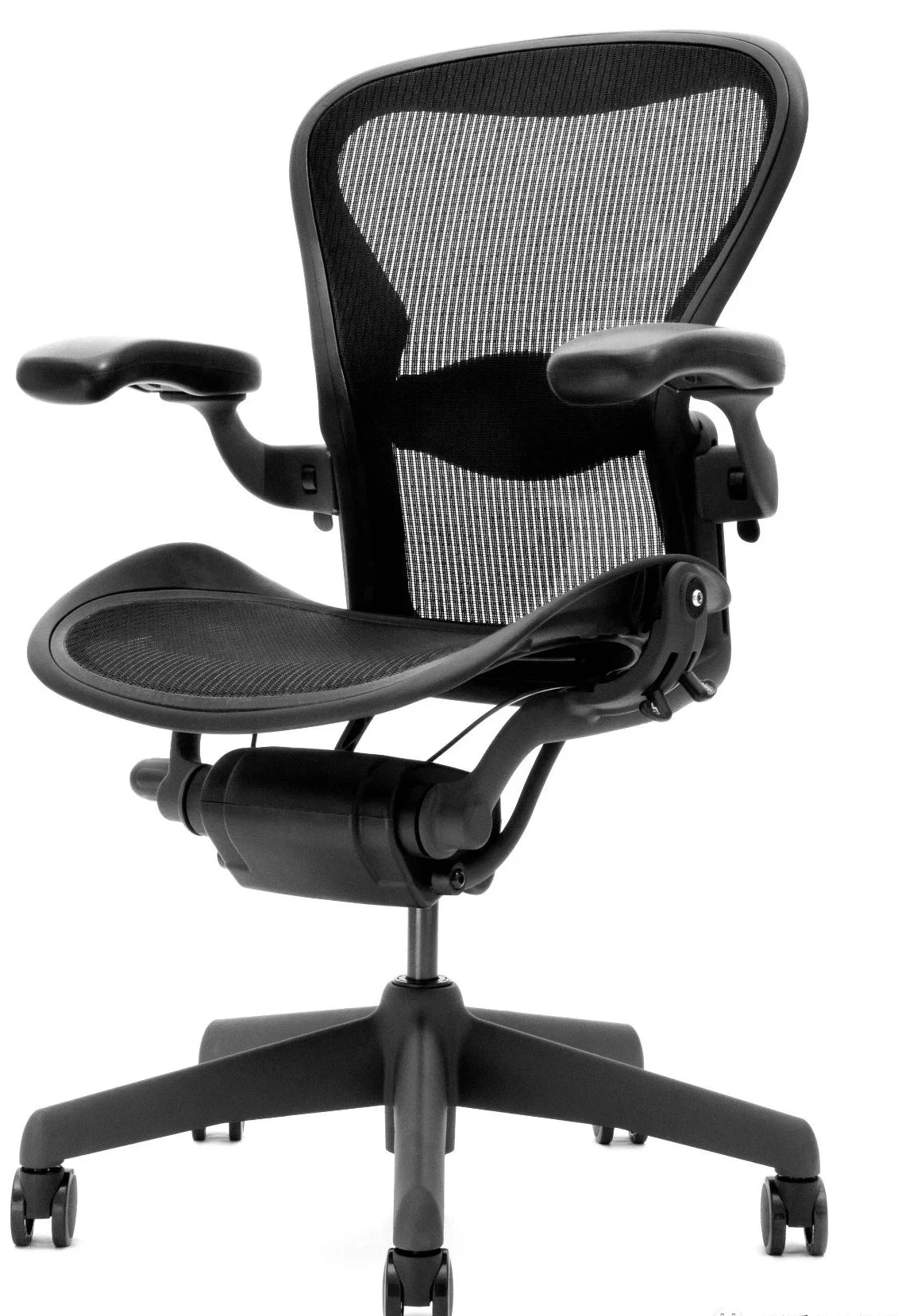 Adjustable armrests and height office chair furniture and mesh backrest keep cool ergonomic office chair