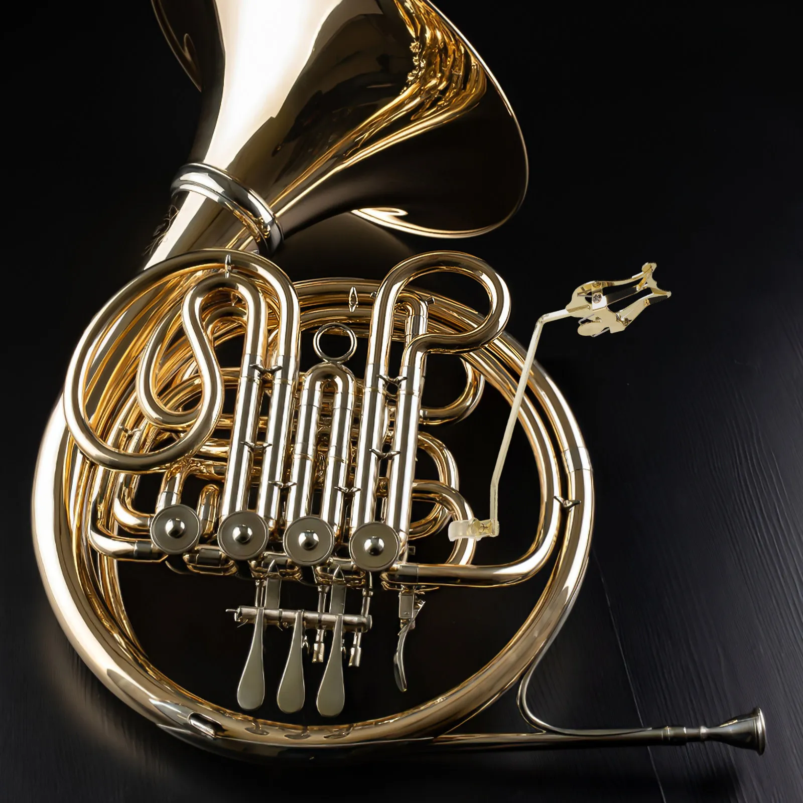 French Horn Marching Lyre Clam - Musical Instrument French review and price