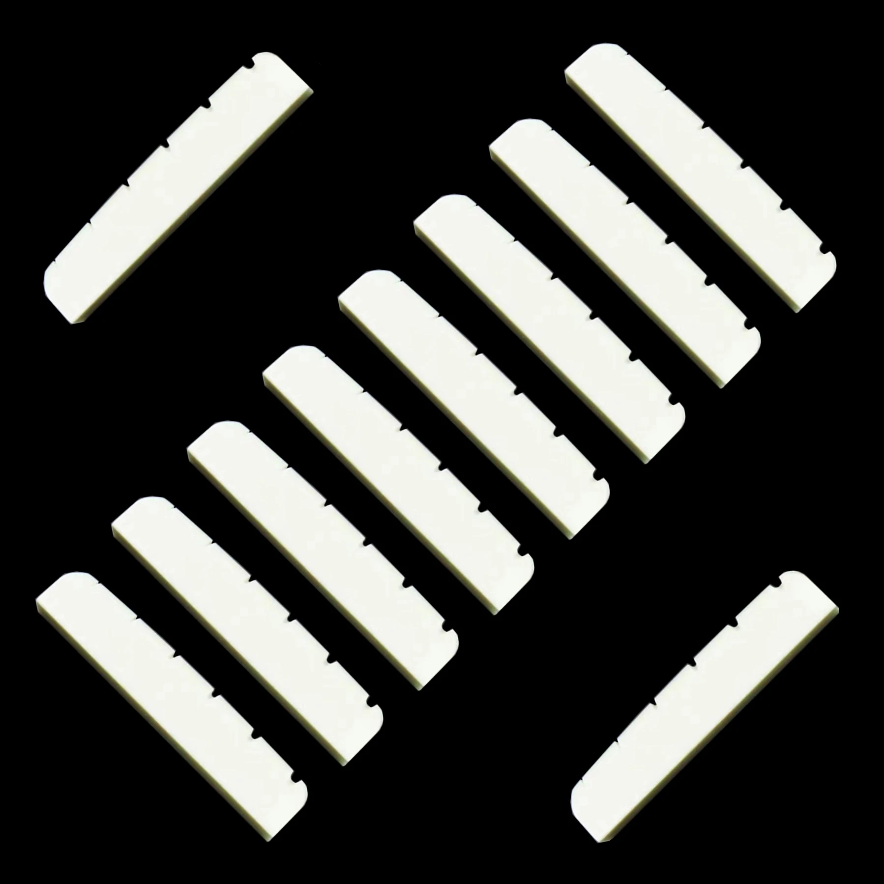 10x Bone Nut YAMAHA FG Acoustic Guitar 43x5x9mm Saddle Bridge Luthier