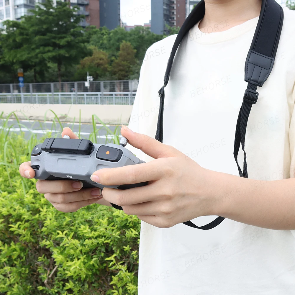 حبل عالمي لـ RC/RC 2 حزام الرقبة للتحكم عن بعد مع حزام تعليق قابل للتعديل لملحقات طائرة DJI بدون طيار