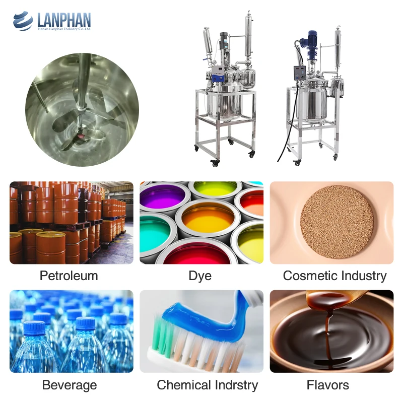 High Quality Stainless Steel Reaction Kettle Jacketed Chemical Reactor with Constant Temperature Control