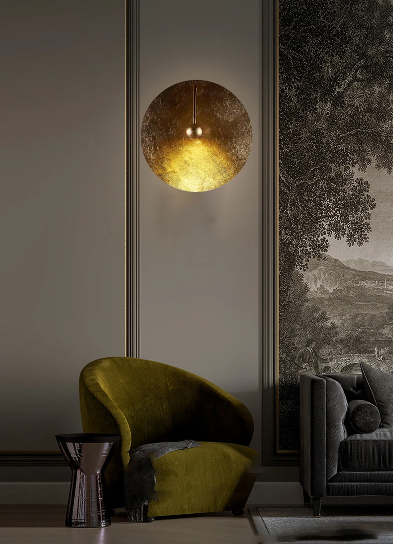 Atmosphere LED Wall Light 3000K Gold Metal Art Deco