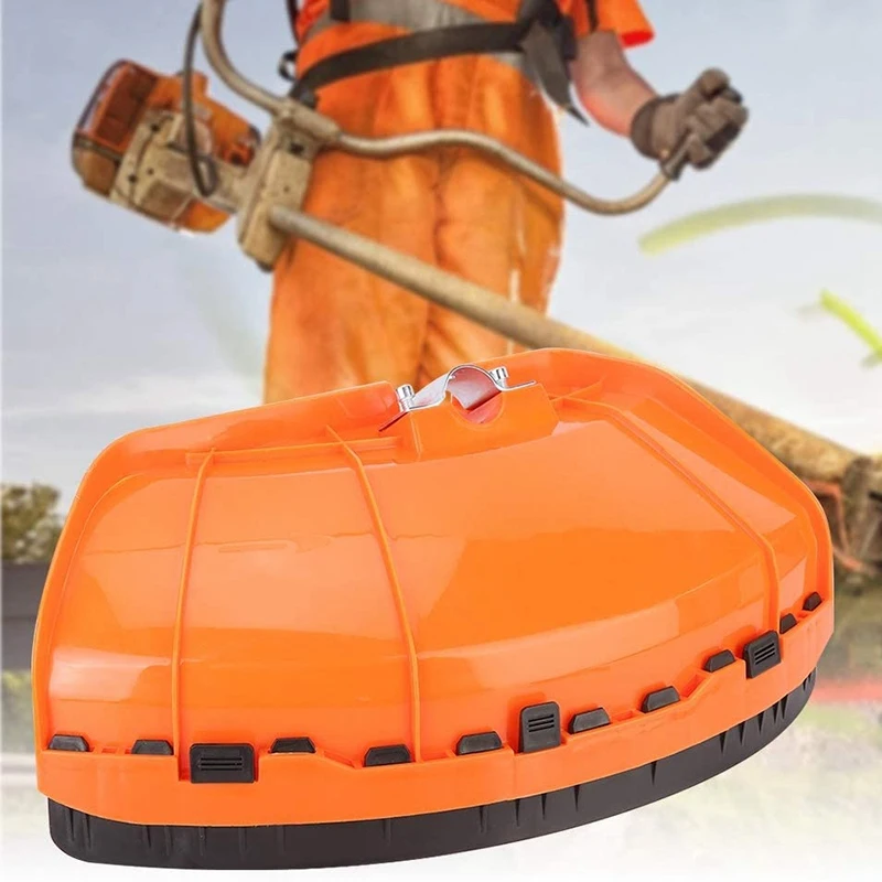 Imagem -06 - Lightpeso Plastic Grass Trimmer Blade Protector Cover Escova Cutter Shield Lawn Mower Guard Universal 26 mm 28 mm
