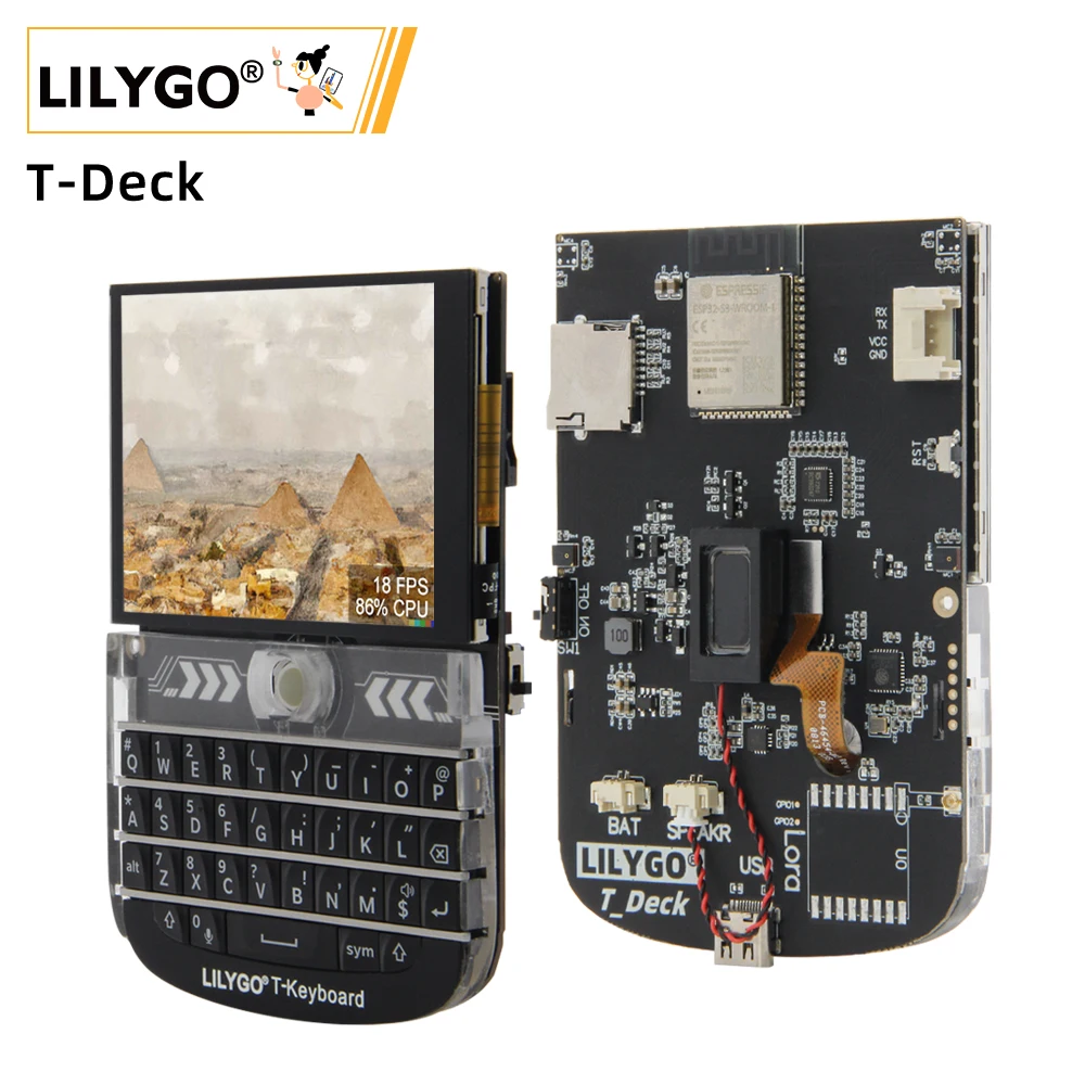 LILYGO® T-Deck Moduł ESP32-S3 LoRa 2.8 cali LCD Development Board LoRaWAN daleki zasięg 433MHz 868MHz 915MHz z WIFI Bluetooth
