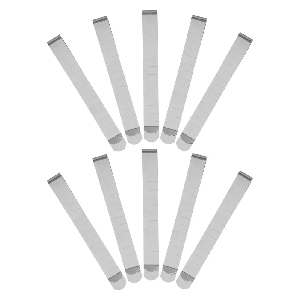 10pcs Metal Sewing Clips 3 Inch Ruler Quilting Fixing Clamps DIY Knitting Hemming Marker Garment Craft Storage Practical