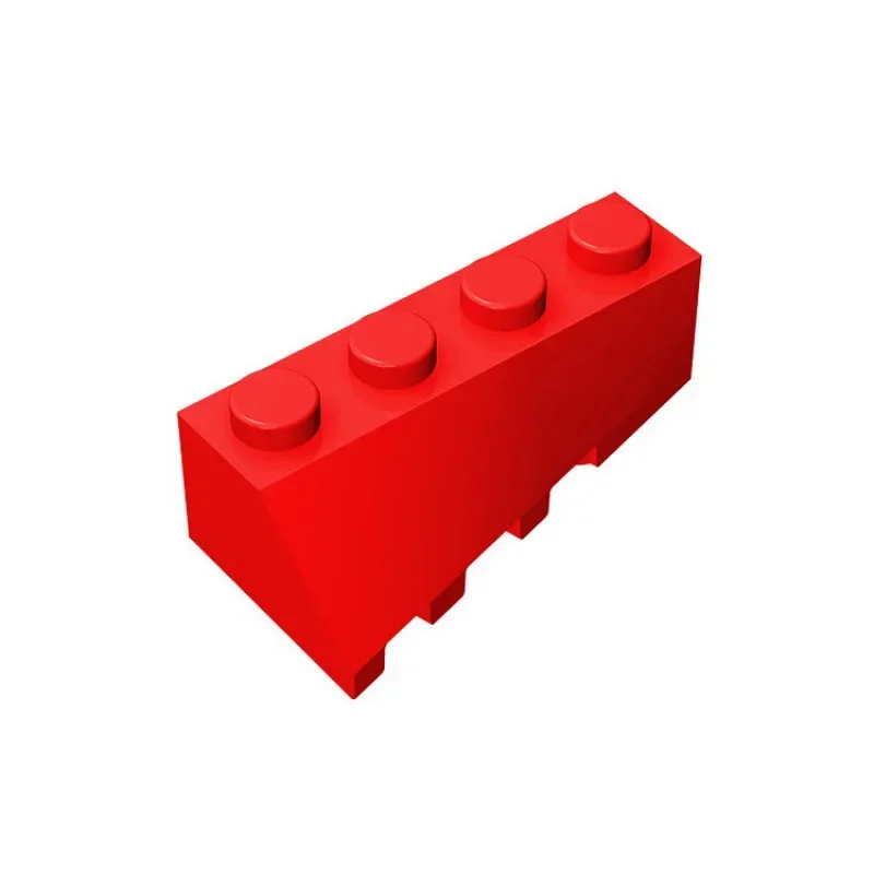 [32Pcs]【50g】 43720 Interlocking 2x4 Beveled Wedge Shape (Right), Children DIY STEM Building Blocks Toy, Gifts For MOC Creators