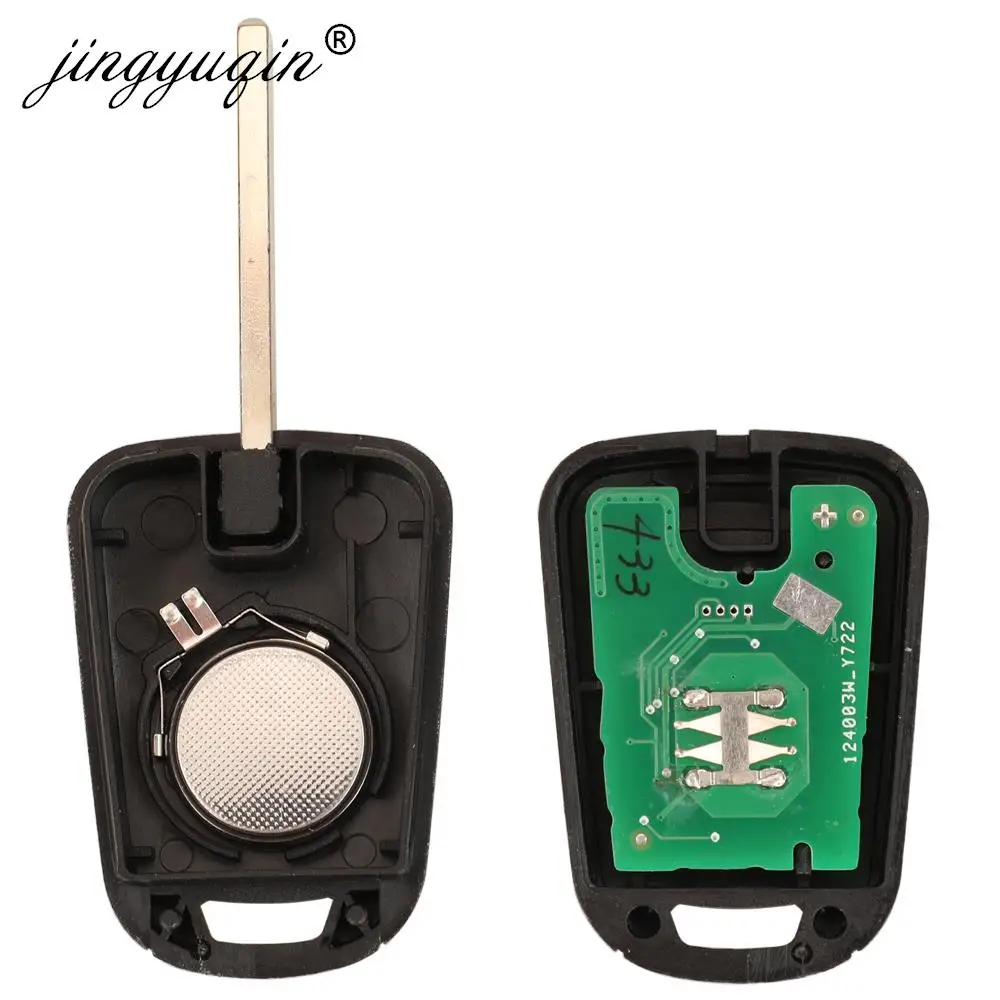 jingyuqin Remote Car Key 315Mhz ID46 PCF7937 For Opel ASTRA J 4 IV /INSIGNIA ZAFIRA C MOKKA Vauxhall CHEVROLET AVEO CRUZE MALIBU