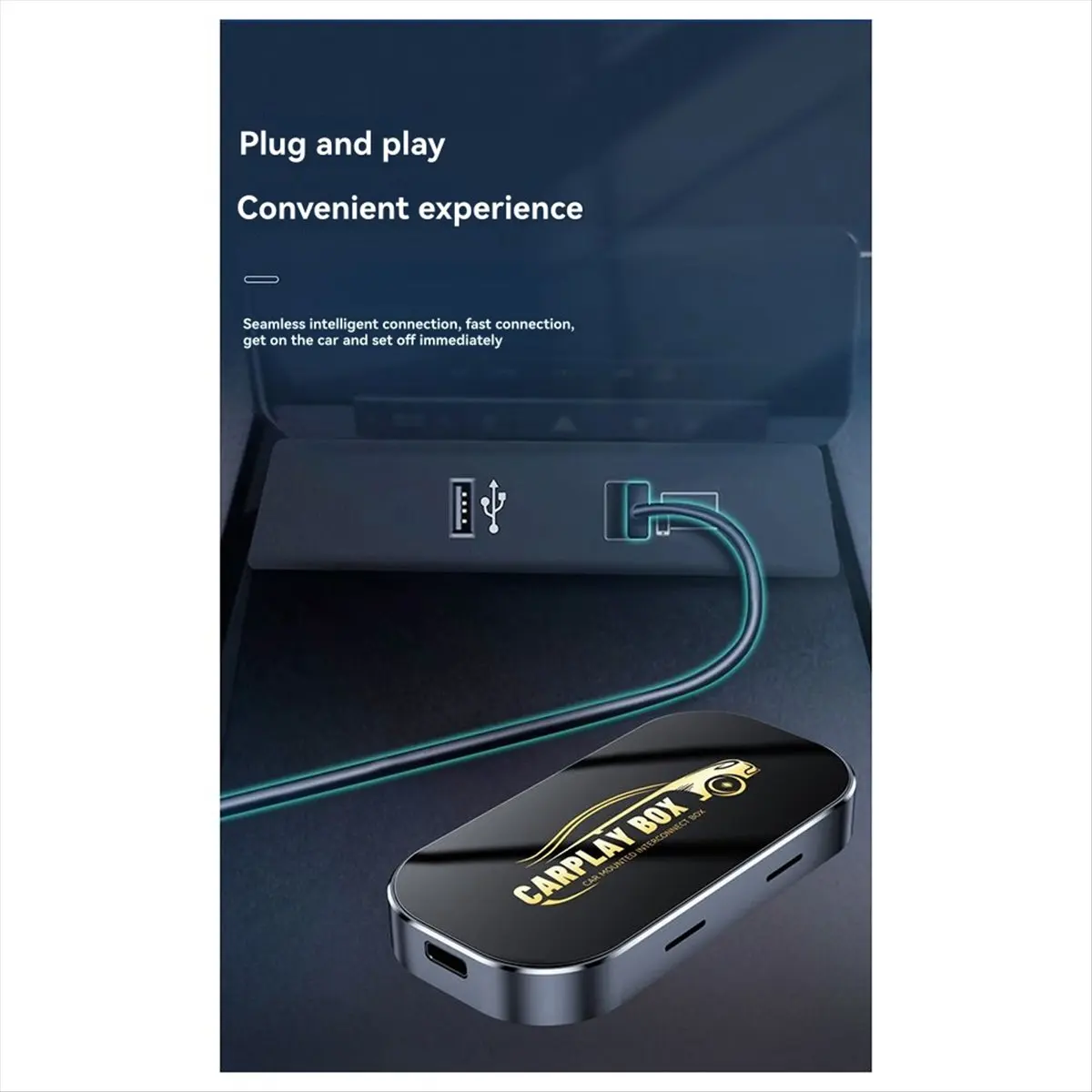 M85K 3in1 Carplay Smart AI Box 2+32G Android 13 Wireless Carplay Adapter Android Auto WiFi Bluetooth Carplay Box NO GPS