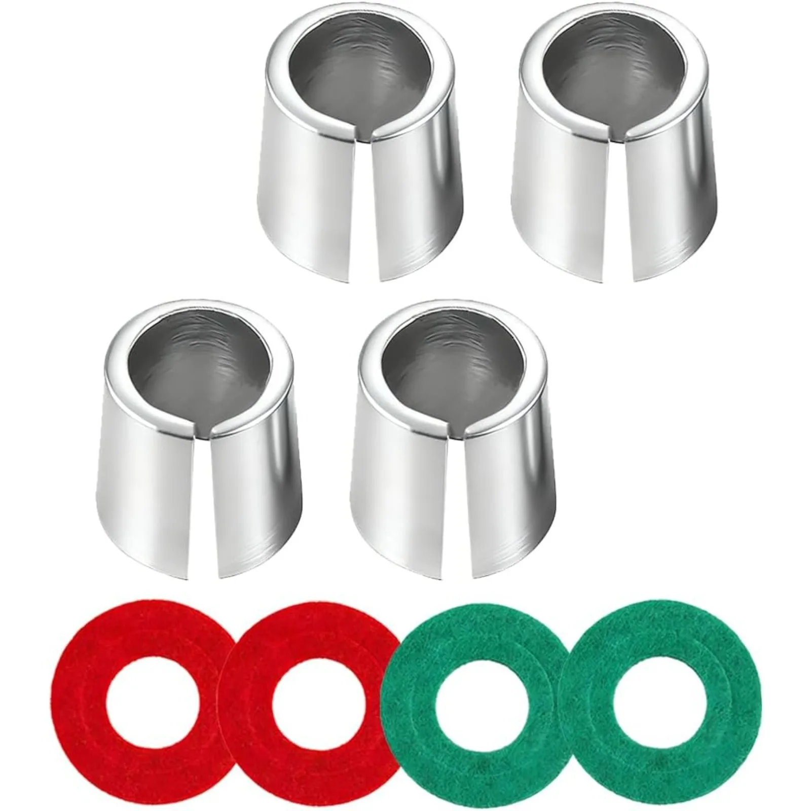 

4Pcs Car Battery Terminal Shims Washers, Positive Negative Converter Sleeves, Universal for SUV RV Truck
