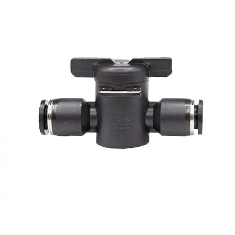 Pneumatic Hand Operated Valve Quick Push To Connect Tube Fitting Air Hose Switch For Industrial Automation Pressure Systems